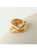 Wire Wound Simple Metal Open Ring - PAINEVIDA