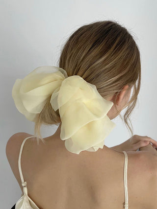 Bow Hairpin Single Clip Sweet Tulle Clip