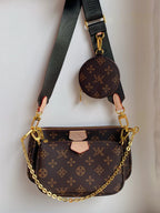 High-quality Vintage Pattern Three-piece One-Shoulder Crossbody Bag