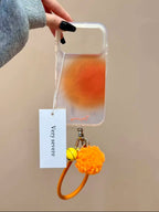 Orange Sunset Print Phone Case