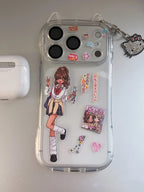 Y2k Kosao Showa Shibuya Hot Girl Cat Ears Phone Case