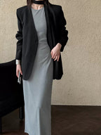 Retro-Style Sleeveless Dress - PAINEVIDA