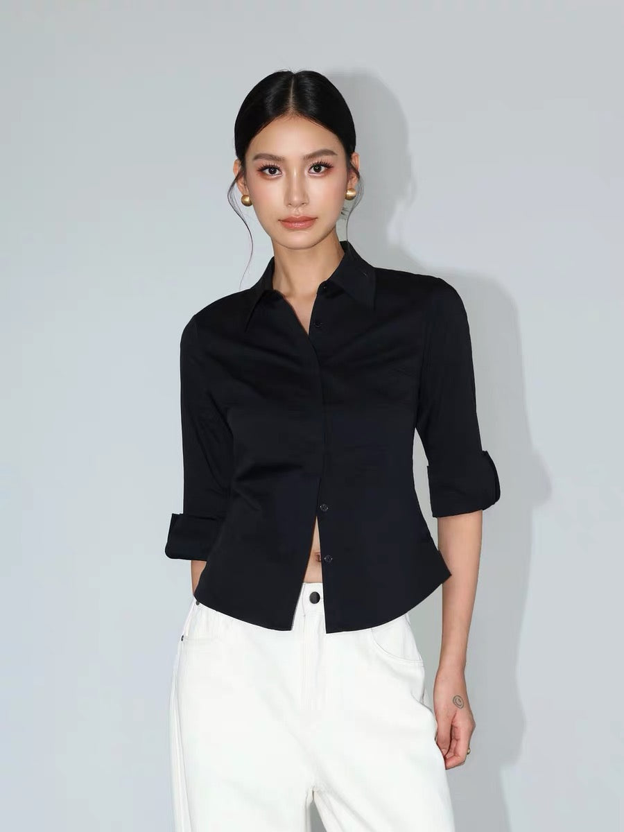 V-Neck Ruffle Tie-Up Sleeveless Blouse – Painevida