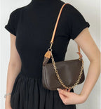 High-quality Vintage Pattern Three-piece One-Shoulder Crossbody Bag