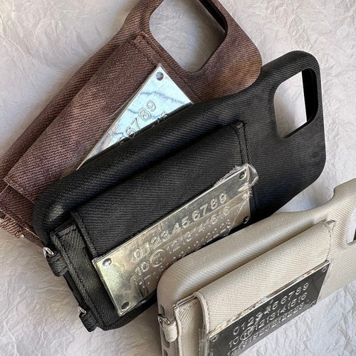 Margiela Denim Phone Case by painevida