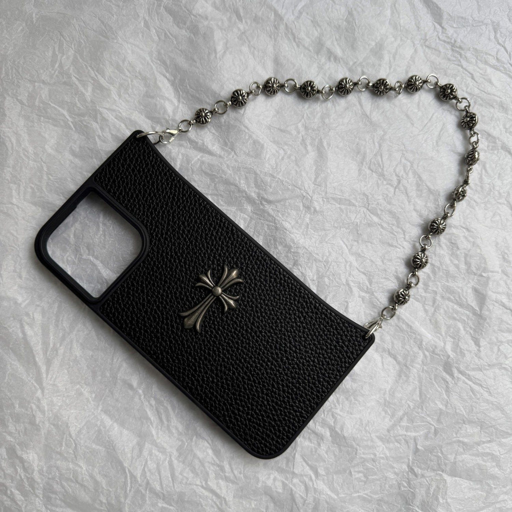 Cross Cool Handheld Leather Phone Case