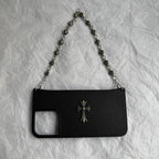 Cross Cool Handheld Leather Phone Case