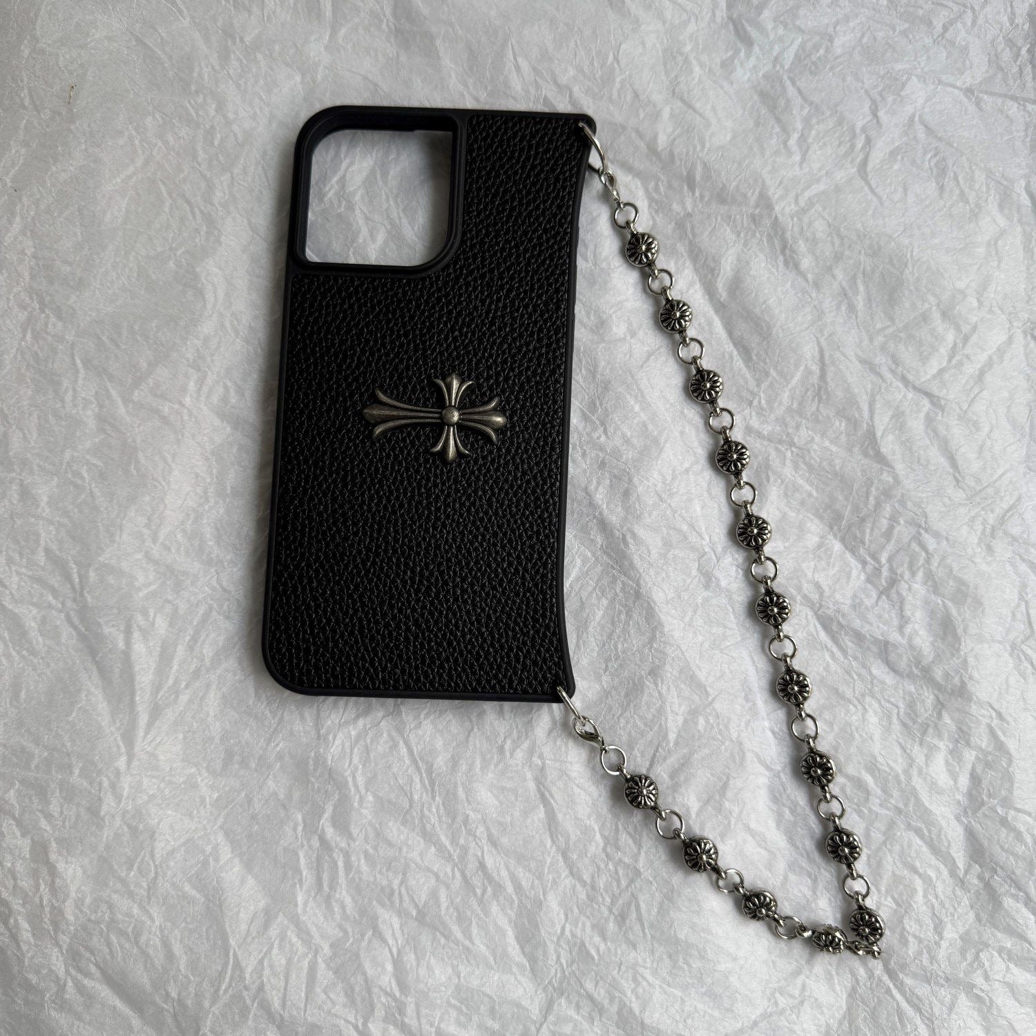 Cross Cool Handheld Leather Phone Case