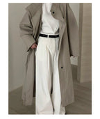 Stand Collar Loose Long Trench Coat