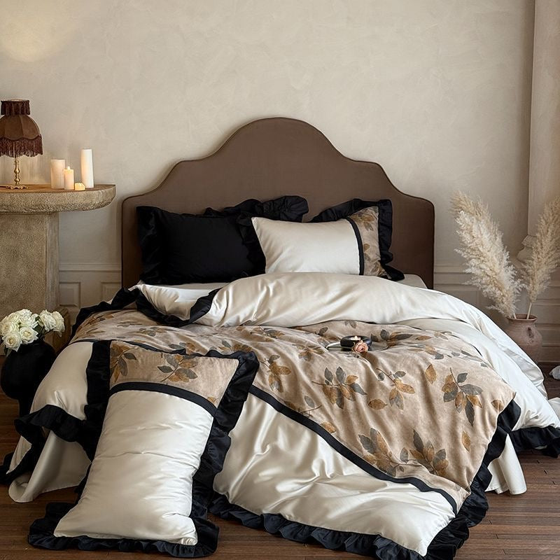 Monica French Retro Cotton Four-piece Bedding set
