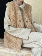 High-end Lambswool Vest jacket