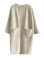 Loose Soft Cashmare Long Knitted Cardigan
