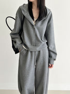 One-button Loose Sports Suit