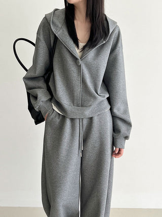 One-button Loose Sports Suit by painevida