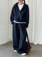 One-button Loose Sports Suit