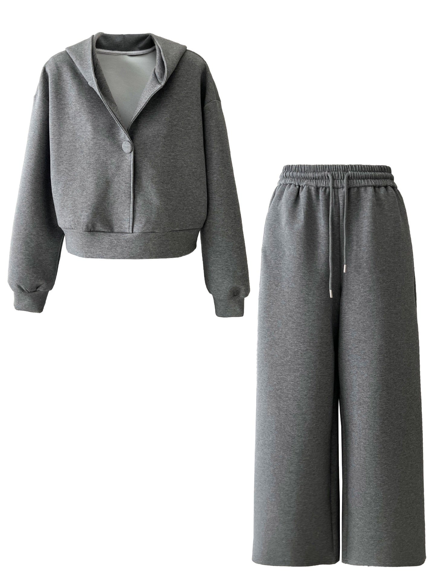 One-button Loose Sports Suit