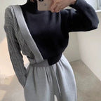 Niche Design Split-joint Sweater