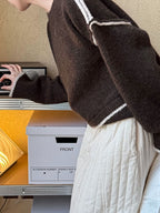 Lazy Irregular Hem Sweater