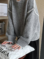 Lazy Irregular Hem Sweater