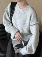 Lazy Irregular Hem Sweater