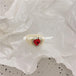 Red heart+White Ring