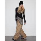 Irregular Diagonal Striped Base Layer Top