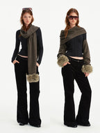 Leopard Print Shawl and Scarf