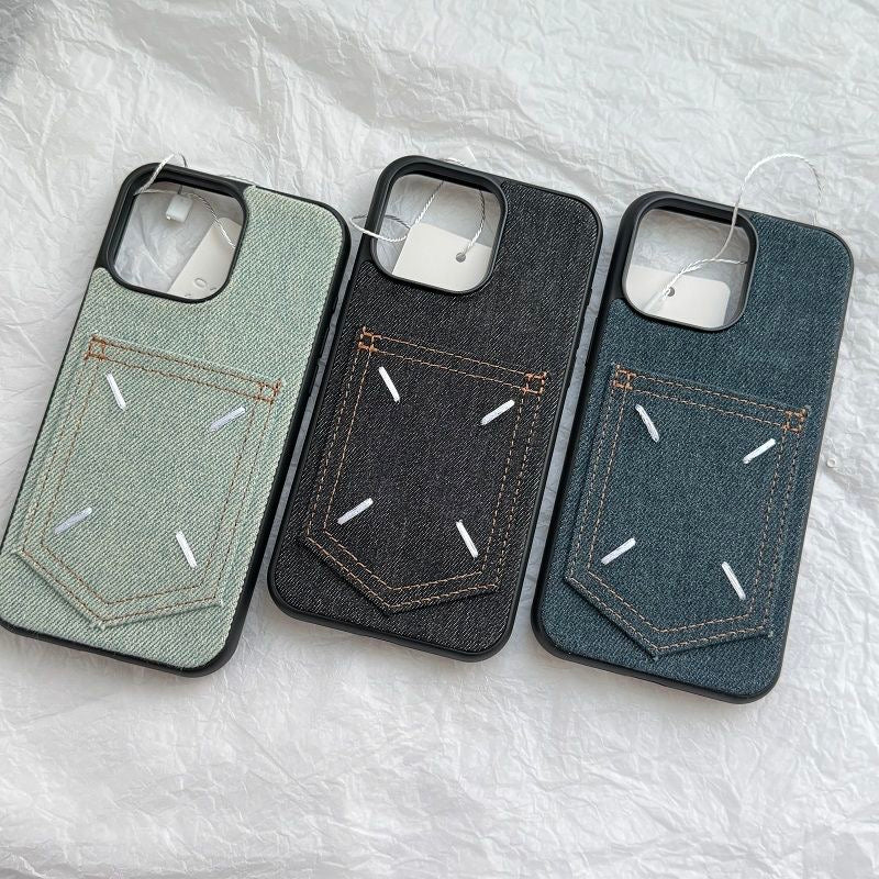 Margiela Jeans Pocket Phone Case by painevida