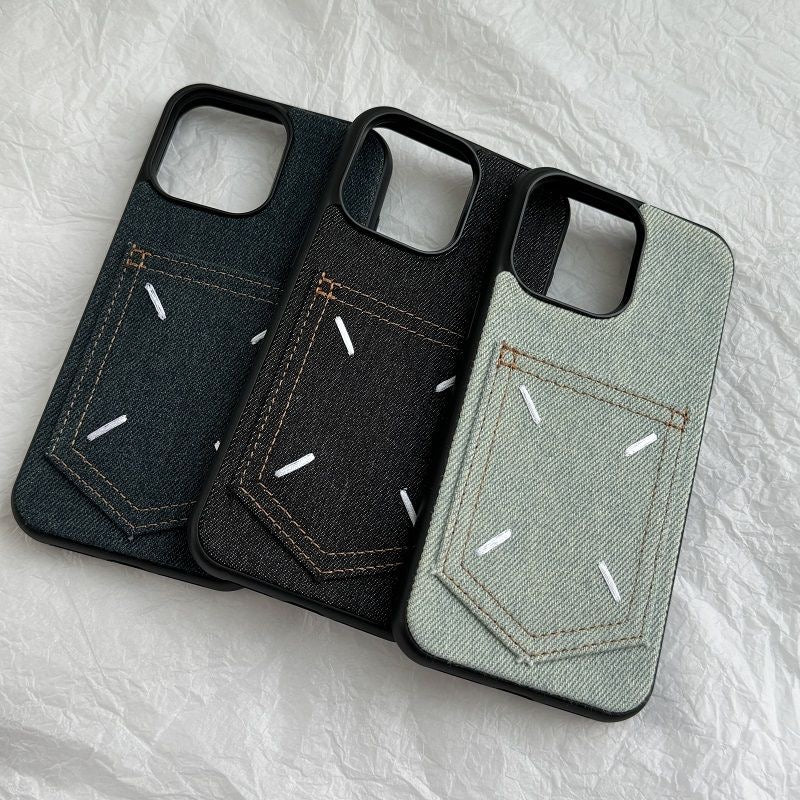 Margiela Jeans Pocket Phone Case by painevida