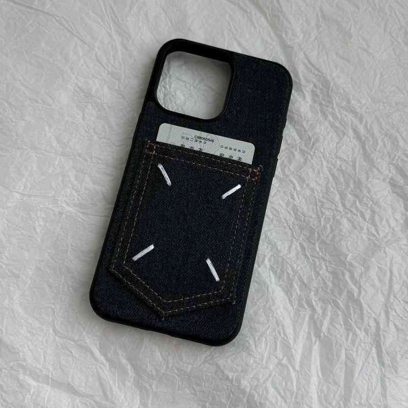 Margiela Jeans Pocket Phone Case by painevida