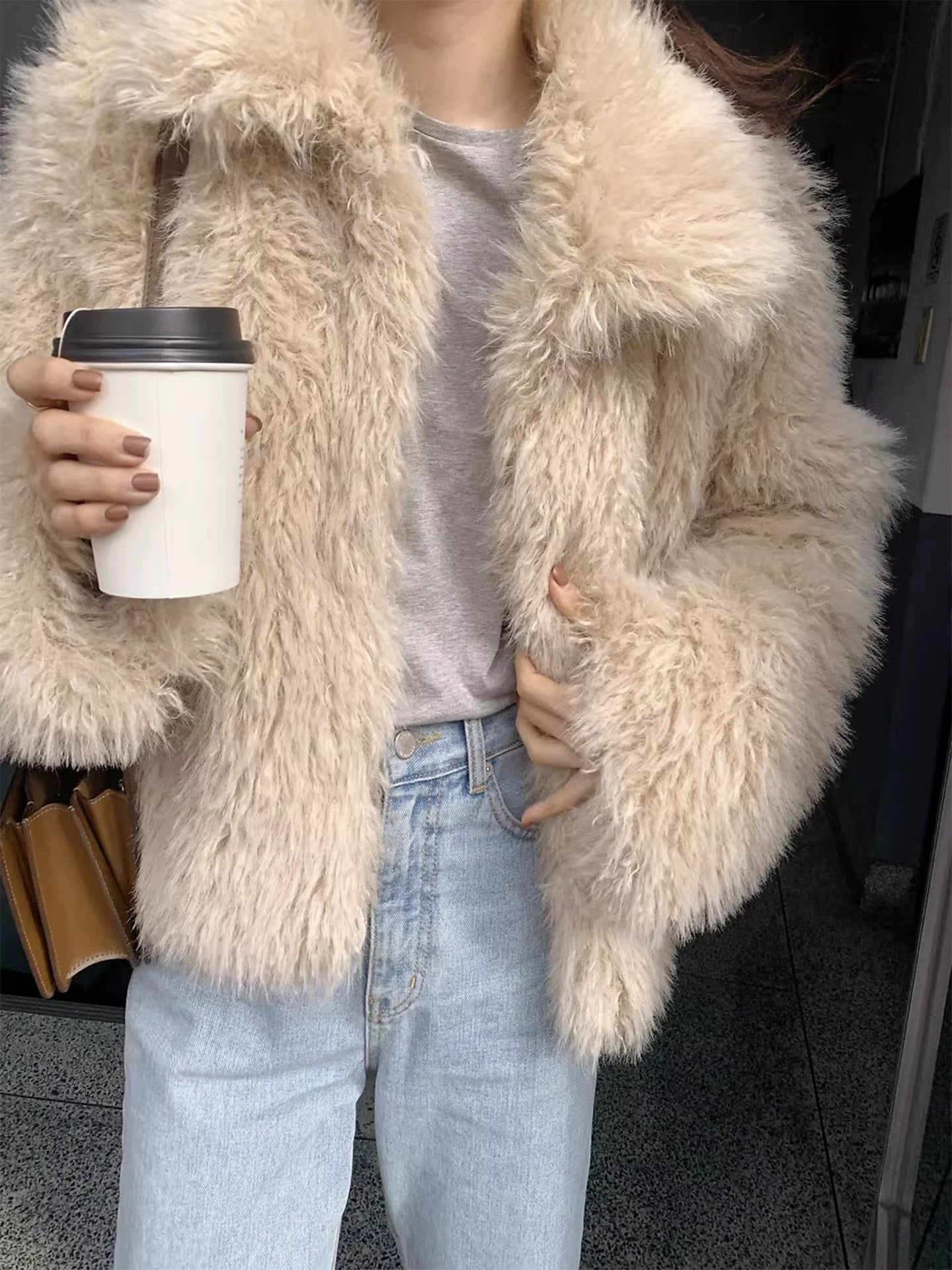 Warm Lamb Wool Coat by painevida