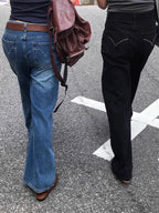 Retro Studded High-waisted Jeans by painevida