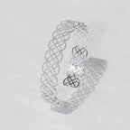 Lace-Carved Bangle | 18K Gold & Silver - PAINEVIDA