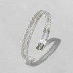 Lace-Carved Bangle | 18K Gold & Silver - PAINEVIDA