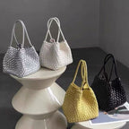 Hand-Pressed Woven Tote Bag