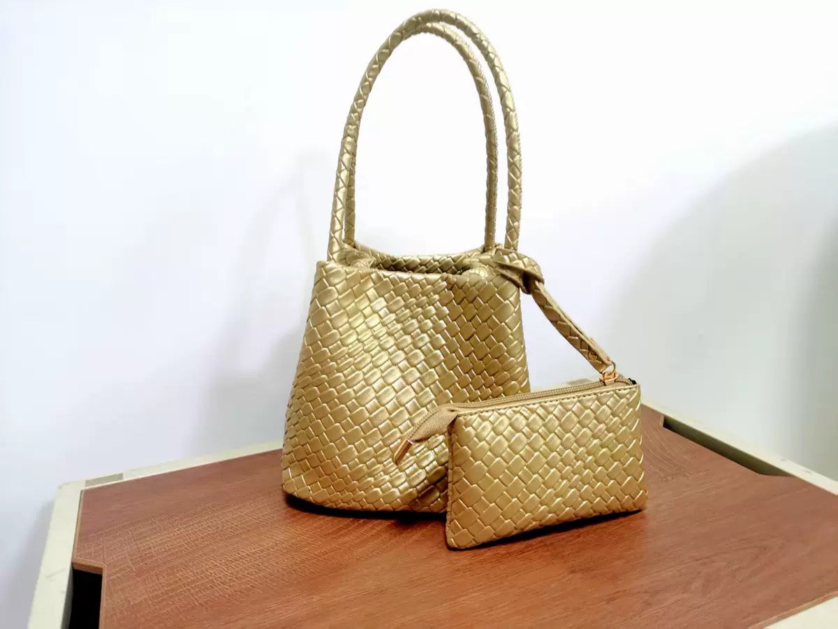 Hand-Pressed Woven Tote Bag