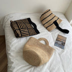 Raffia Straw Bags For Beach Vacations