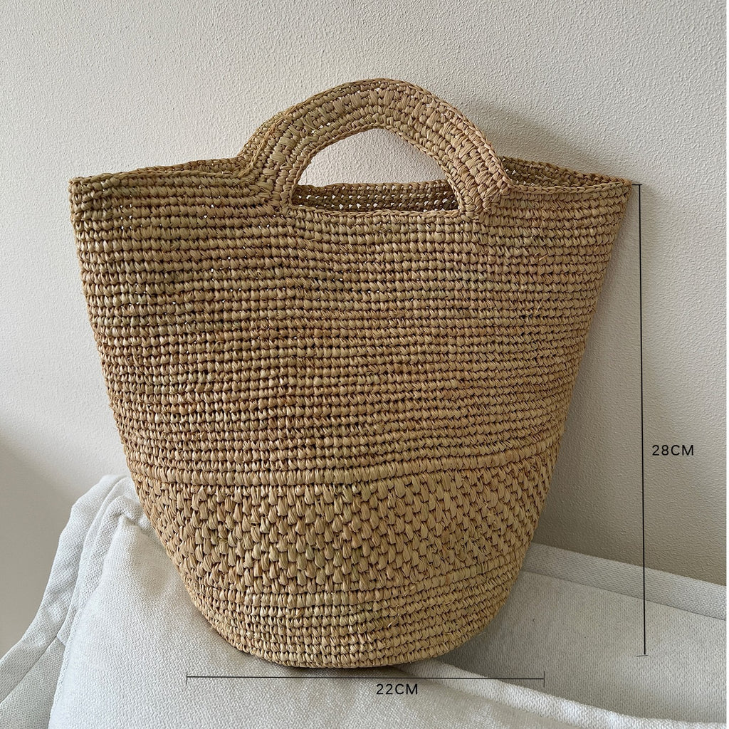 Raffia Straw Bags For Beach Vacations