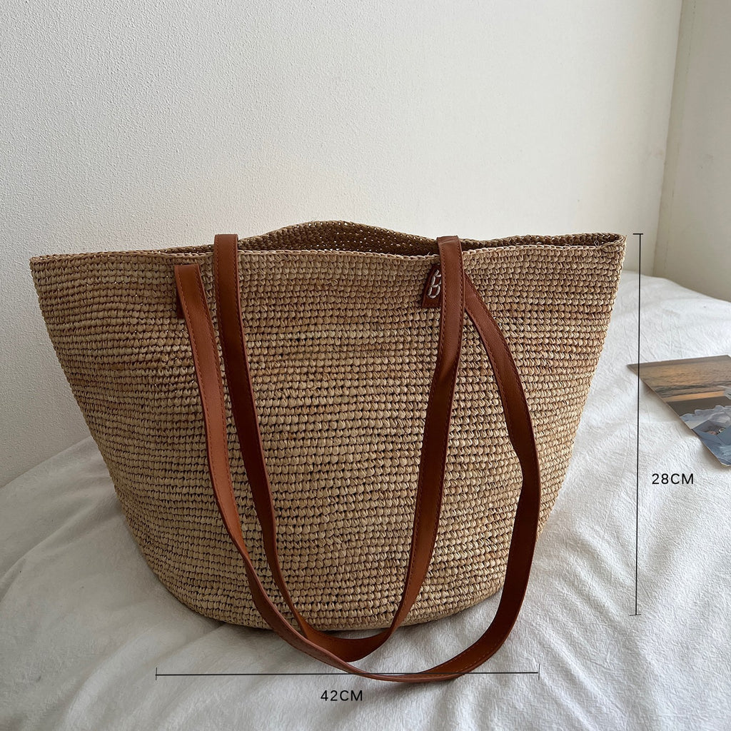 Raffia Straw Bags For Beach Vacations