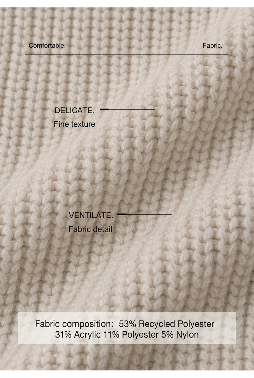 Supplier knit fabric detail and fiber composition
