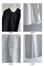 Chic Silhouette Long-sleeved Cotton Shirt