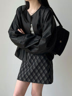 Loose Cool Casual Flight Leather Jacket