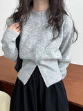 Short Zipper Pullover Sweater - PAINEVIDA