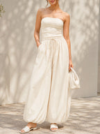 Loose-fitting Pure cotton Lantern Pants