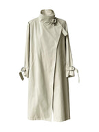 British Minimalist Knee-length Trench Coat