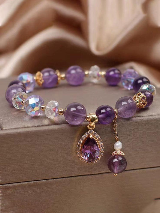 Natural Amethyst Bracelet - PAINEVIDA