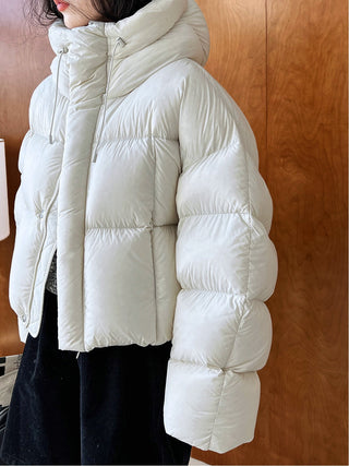 Ultra-Fluffy Hooded Puffer Down Jacket - Premium Warmth by painevida