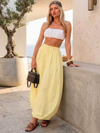 Loose-fitting Pure cotton Lantern Pants