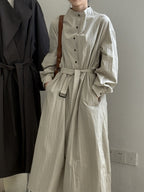 French Vintage Cotton Shirt Dress