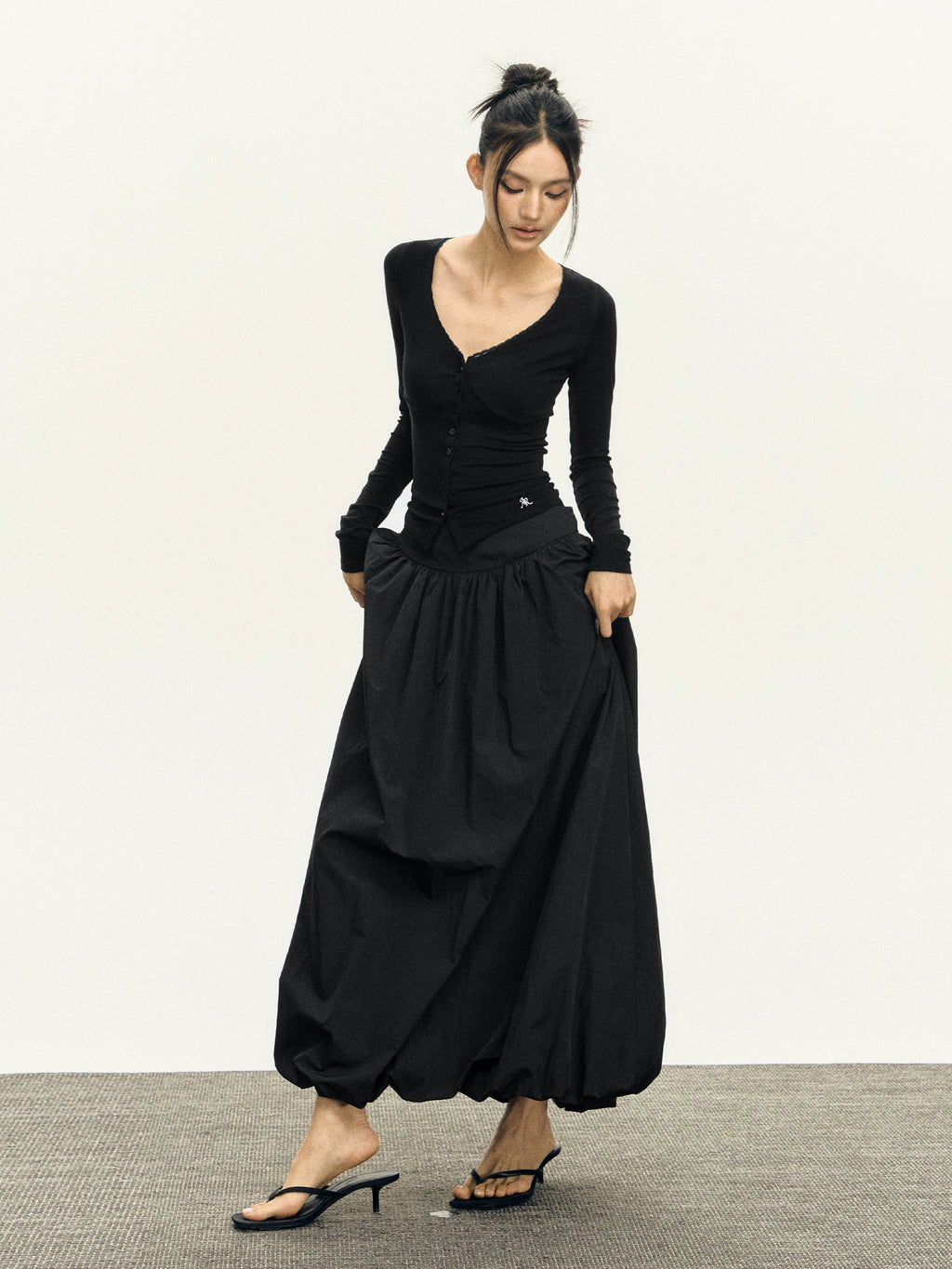 Vintage Long Tulip Skirt Tutu